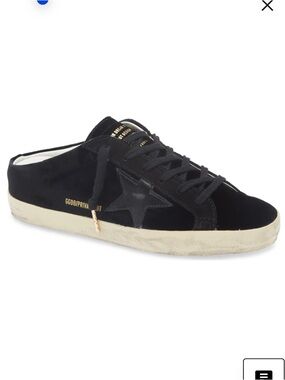 Golden Goose Super Star Velvet Mules LTD